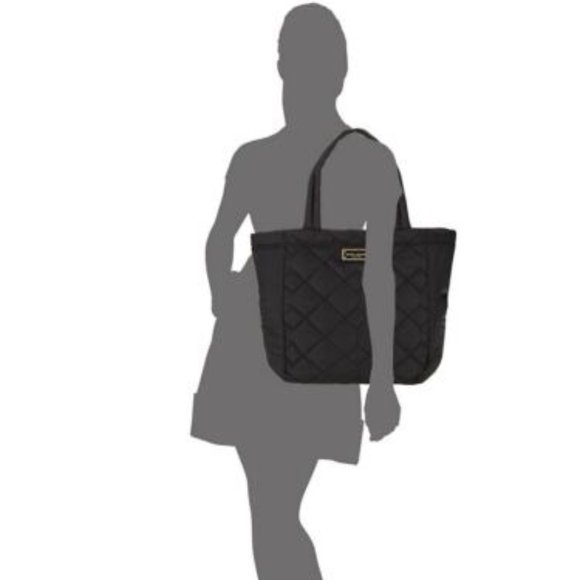 Marc Jacobs Quilted Nylon Deco Tote Bag Black BNWT - Picture 4 of 11